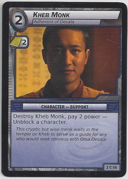 Kheb Monk, Adherent of Desala